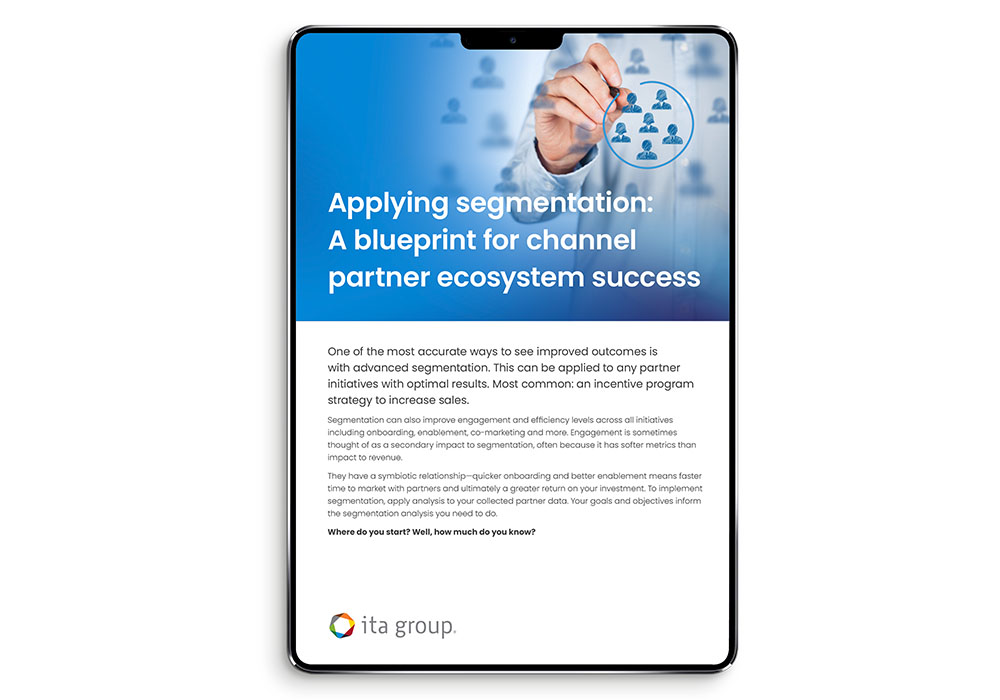 Applying segmentation: a blueprint for channel partner ecosystem success